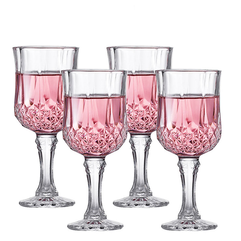 Glow In The Dark Party Glasses - 4 Stuks Set Champagne Cups Rode