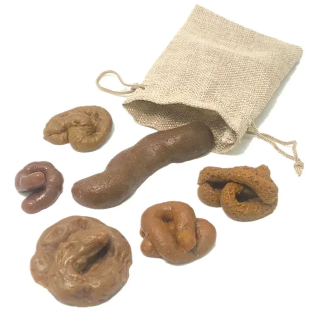 Fake Poop Gag Gift - 6 stks Realistische Nep Hond Kak