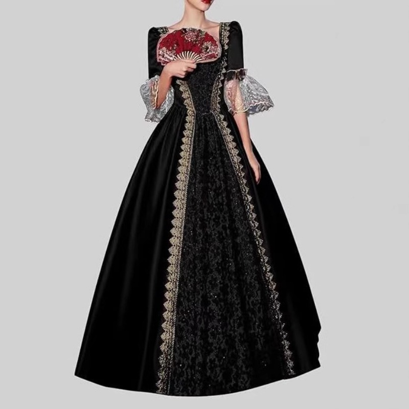 Medieval Renaissance Dress Women - S-5XL Dames Nieuwe Middeleeuwse Renaissance Victoriaanse
