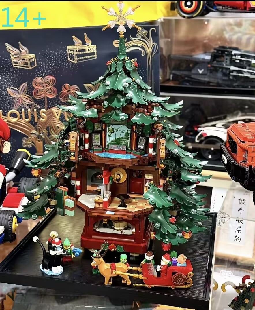 Novelty Gifts - De goedkoopste 3171-delige kerstboomdecoratie, bouwstenen, modelbouw,