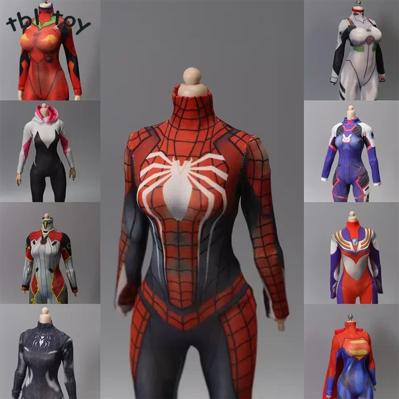 Spiderman Jumpsuit Kids - 1/6 Schaal Jumpsuits Anime Meisjes Vechter