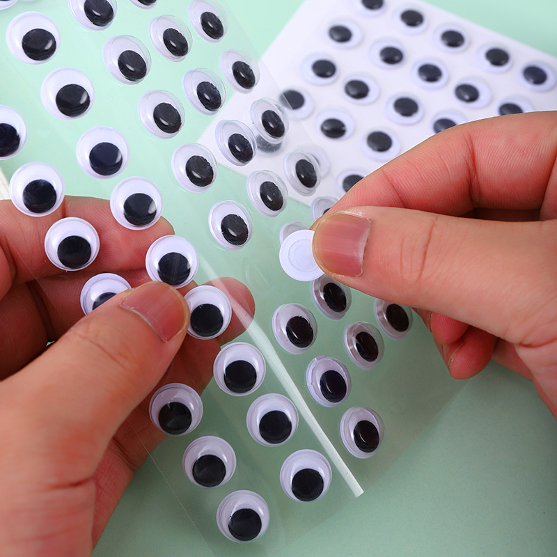 Party Supplies - Groothandel zelfklevende wiebelogen stickers plastic googly