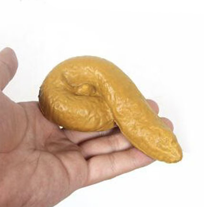 Fake Poop Gag Gift - 1 stuks nep hondenpoep, praktische grap,