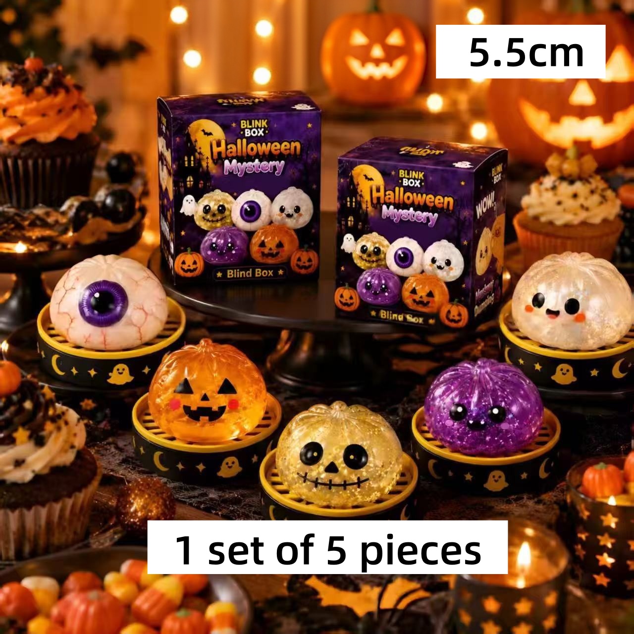 Novelty Gifts - Hete 5,5cm Halloween Spook Knijp Muziek