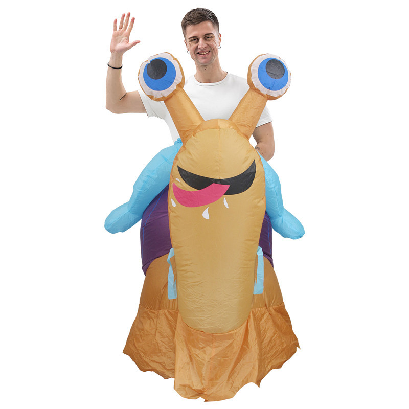 Costumes - Opblaasbare slakkenkostuums voor attractieparken, opblaasbare kleding