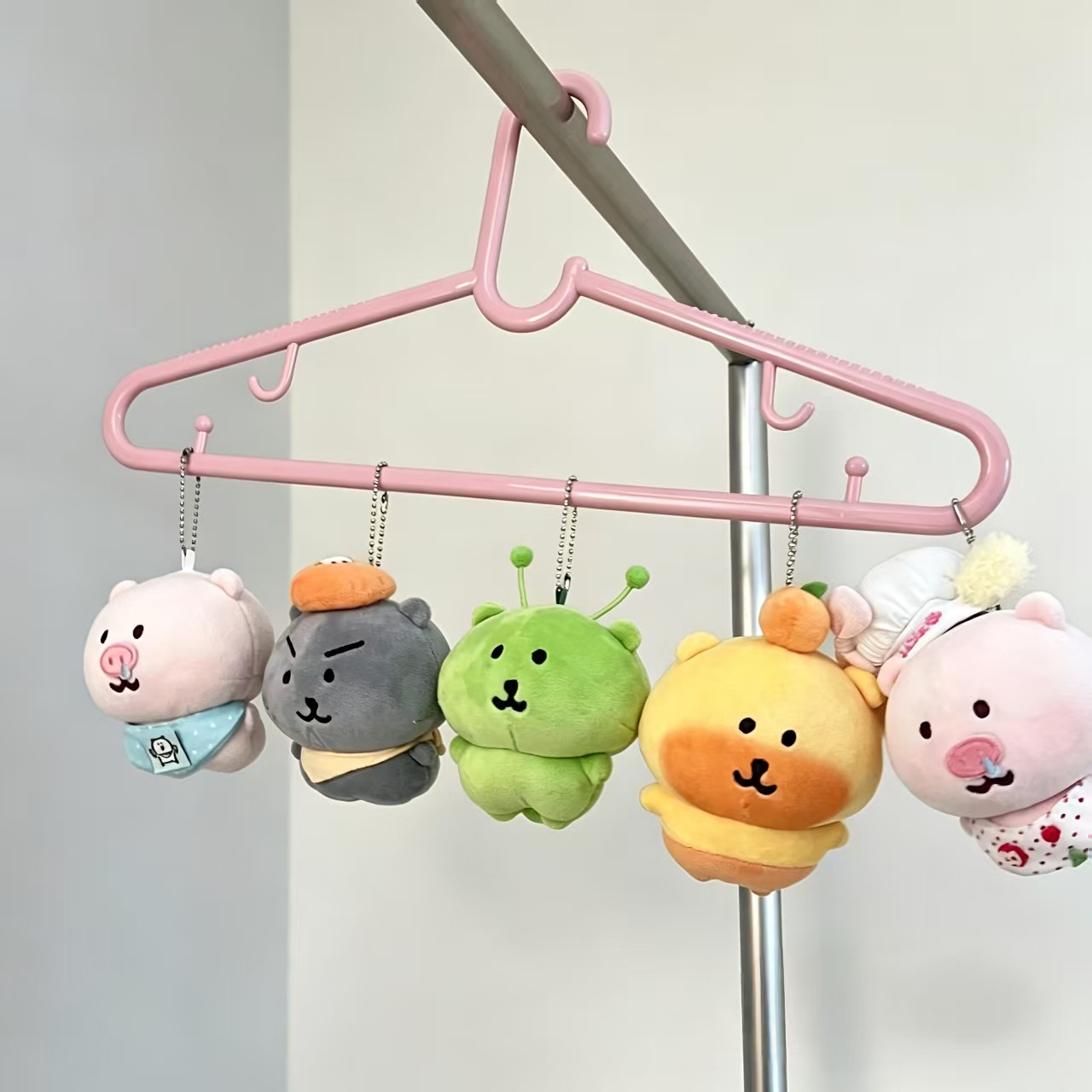Prank Toys - Joke Bear Chubby Animal Pluche Sleutelhanger,