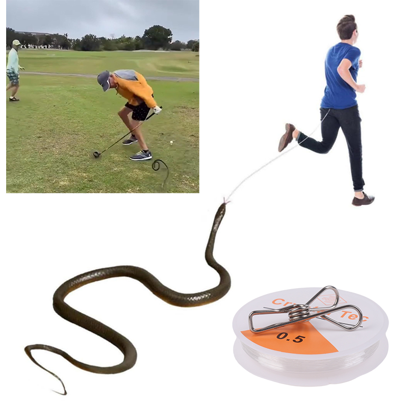 Outdoor Snake Prank met touwcl - Prank Toys recensie en prijs