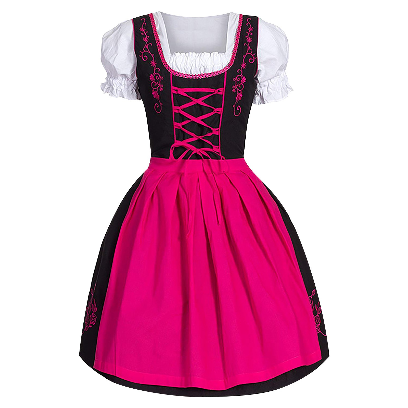 Dames Oktoberfest-jurk met bor - Costumes recensie en prijs