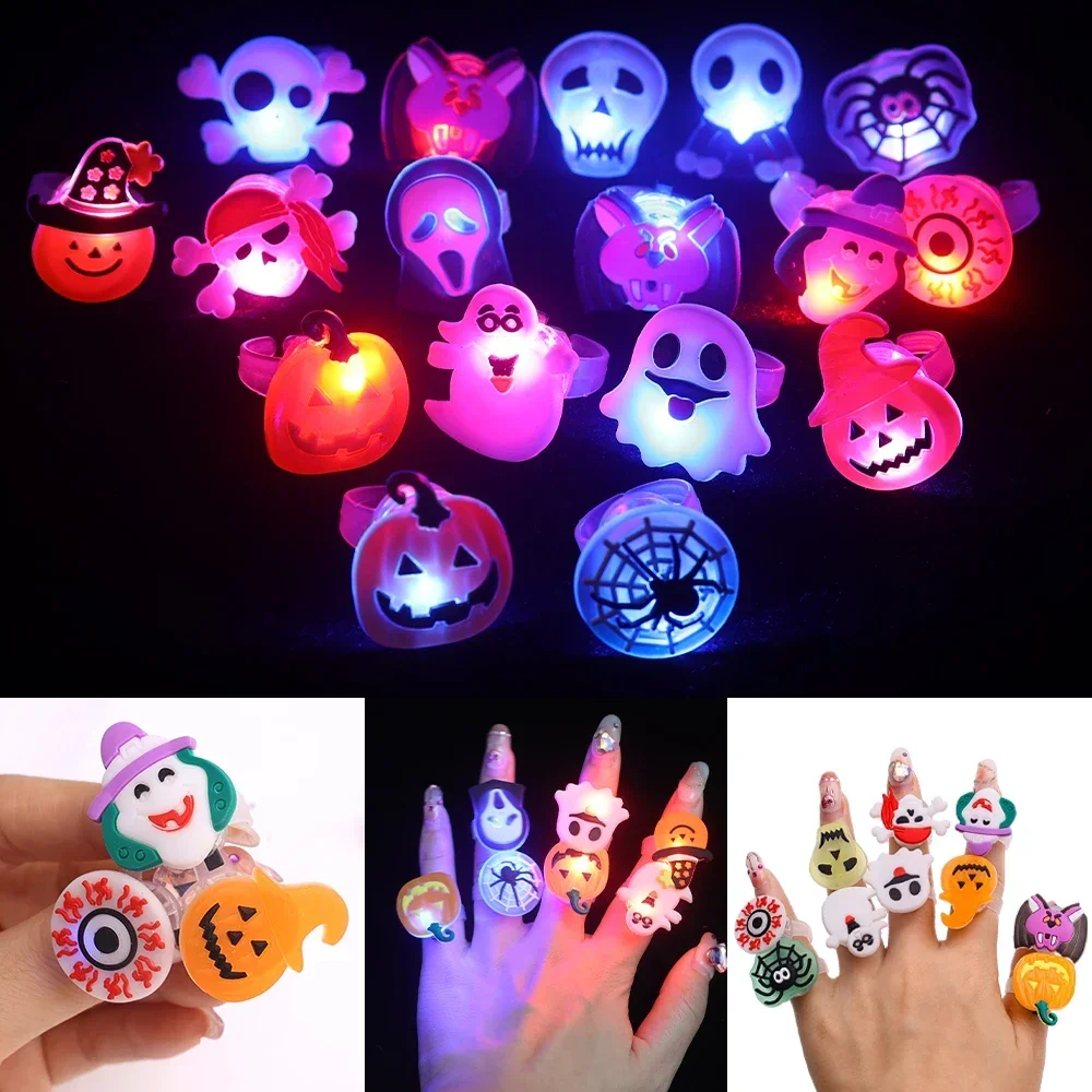 Halloween Lichtgevende Ringen  - Glow In The Dark Party Glasses recensie en prijs