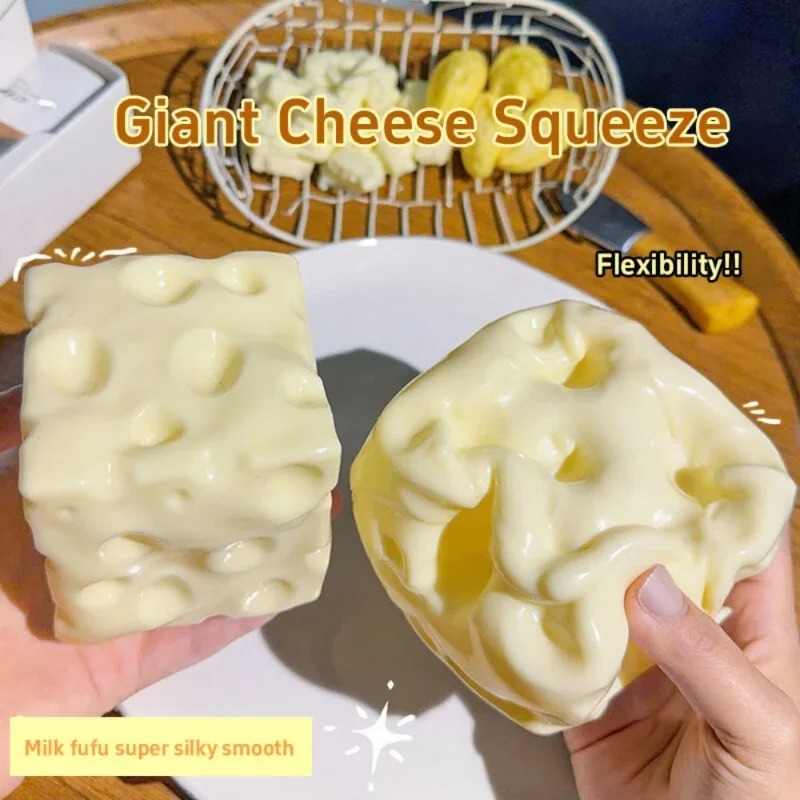 Taba Squishy Cheese Cube Stres - Novelty Gifts recensie en prijs