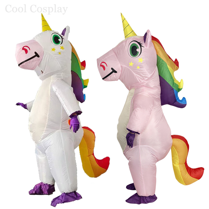 Volwassen eenhoorn dinosaurus  - Inflatable Dinosaur Costume Adult recensie en prijs