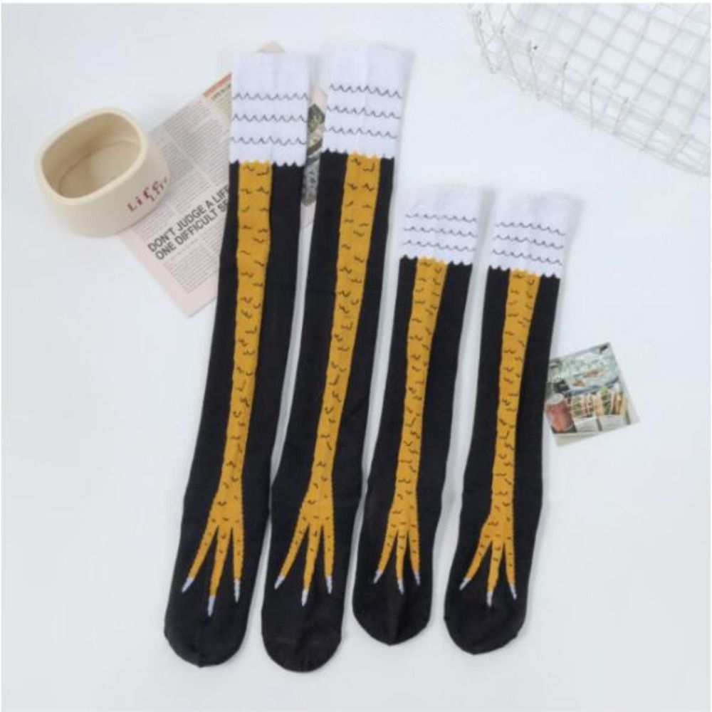 Nieuwigheid Katoen Hoge Buis K - Funny Chicken Leg Socks recensie en prijs