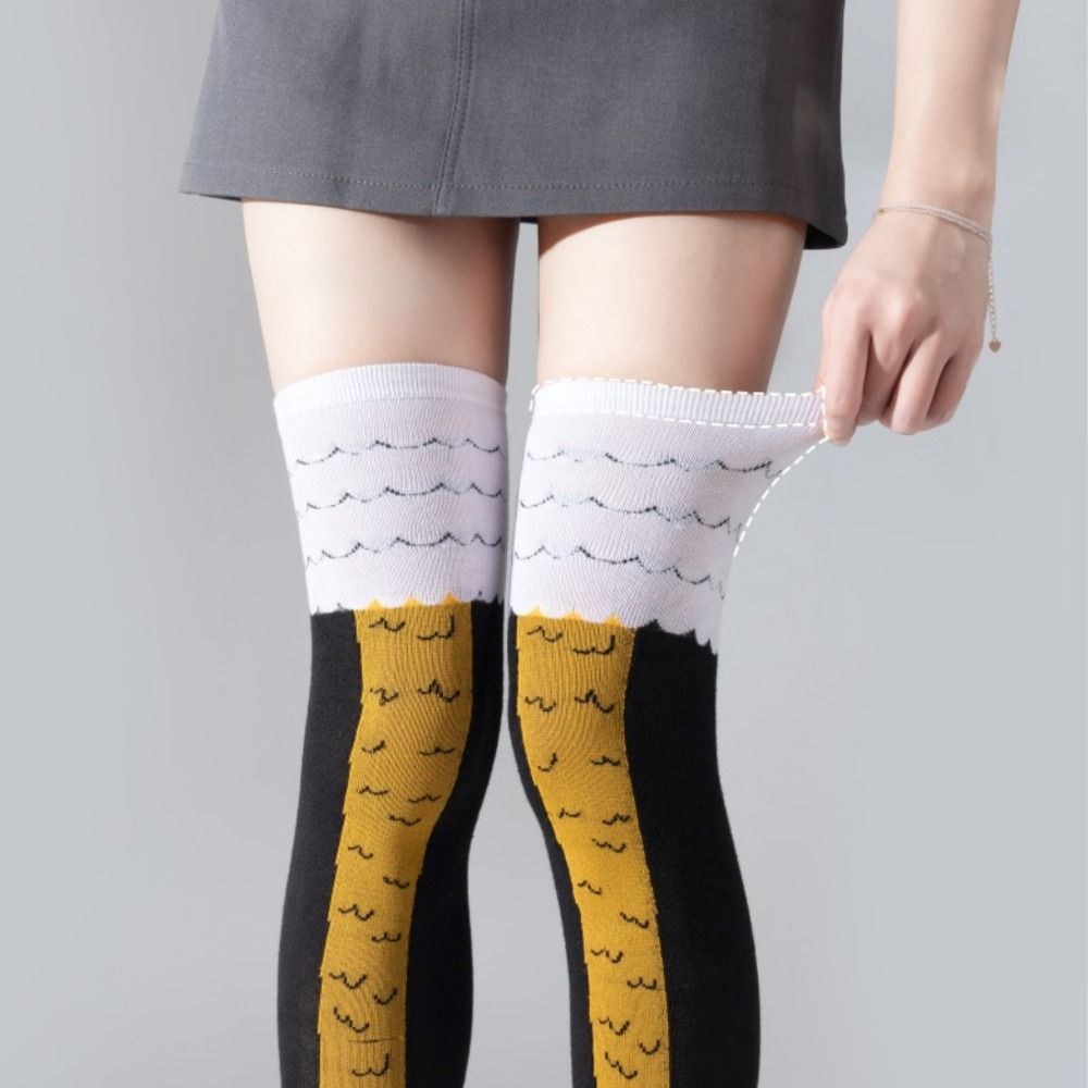 Nieuwigheid Katoen Hoge Buis K - Funny Chicken Leg Socks recensie en prijs