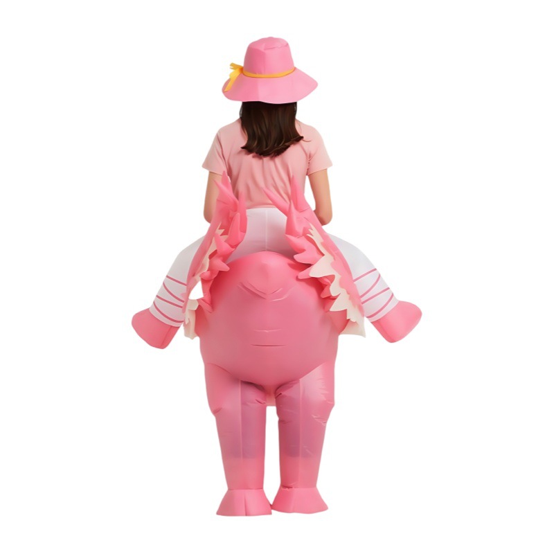 Roze Flamingo Opblaasbare Kost - Costumes recensie en prijs