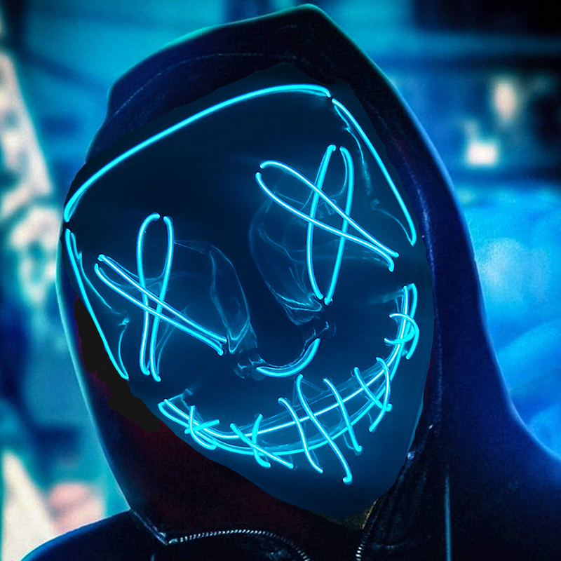 Gloeiende Cosplay El Draad Neo - Led Purge Mask Halloween recensie en prijs