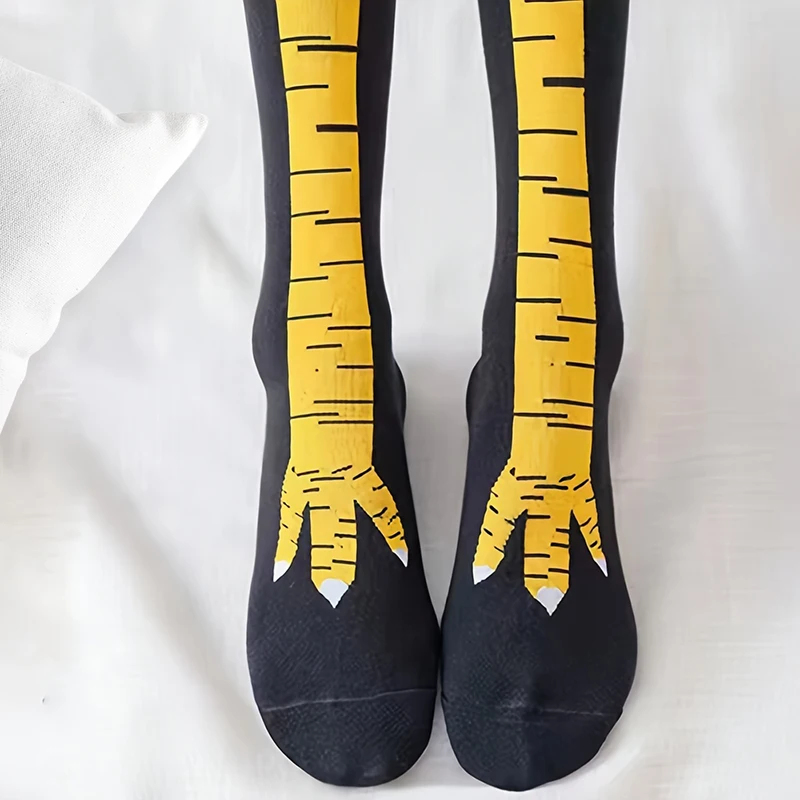 1/5/15 Paar Dames Kniekousen T - Funny Chicken Leg Socks recensie en prijs
