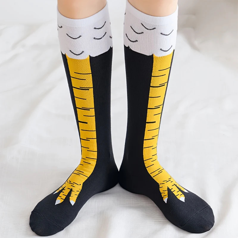 1/5/15 Paar Dames Kniekousen T - Funny Chicken Leg Socks recensie en prijs