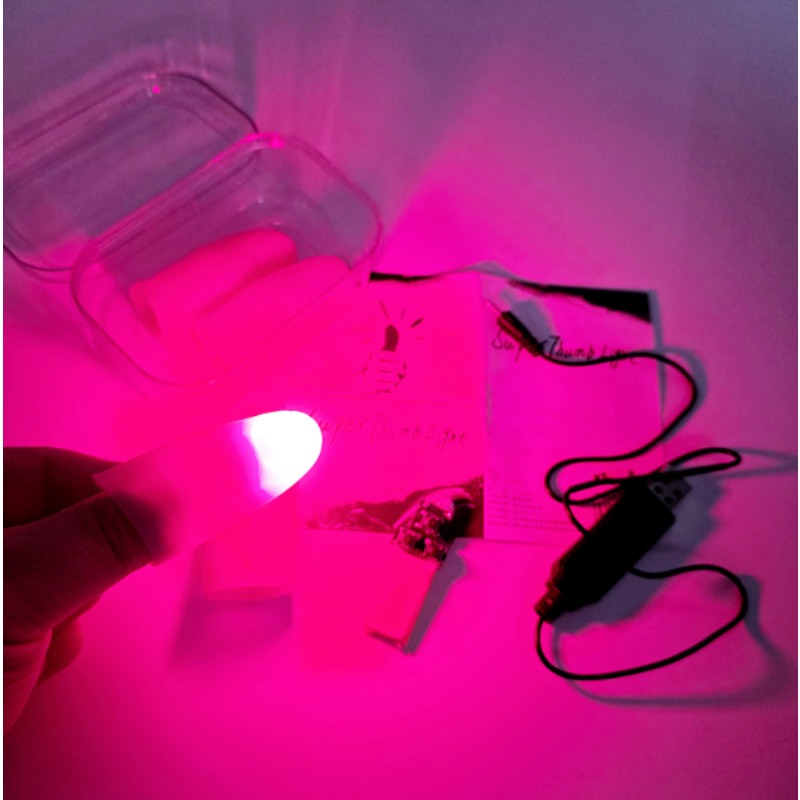 7-kleuren lichtpaar set Oplade - Thumb Tip Magic Trick Set recensie en prijs