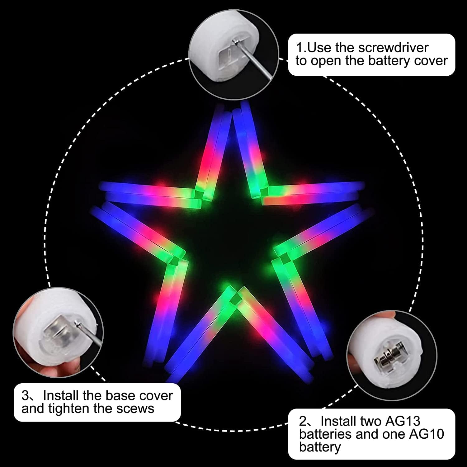 102 Stuks Led Foam Sticks Chee - Flashing Led Foam Sticks Party recensie en prijs