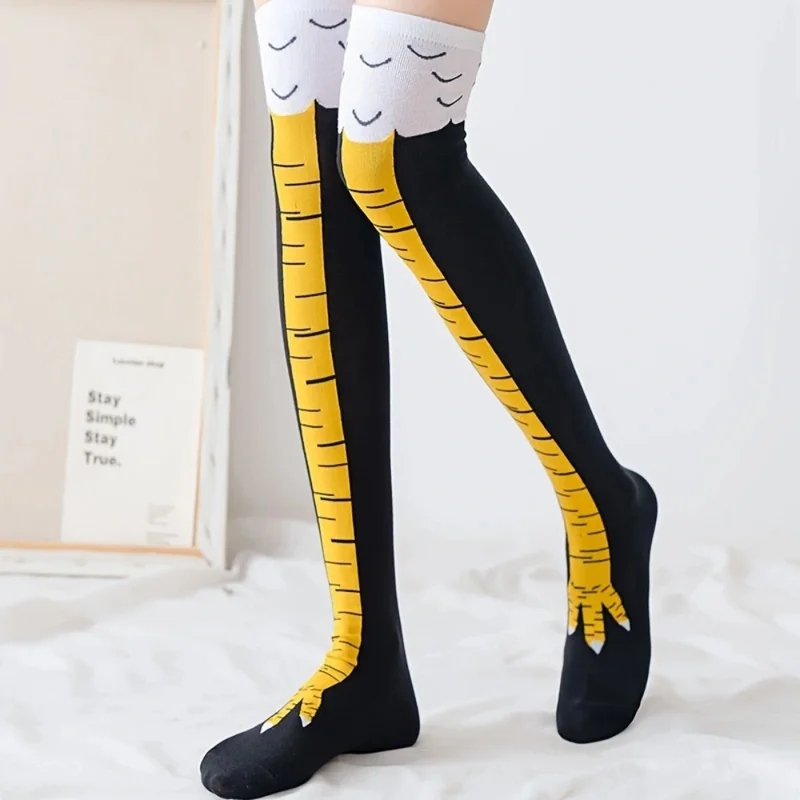 1/2 paar Kippenpootjes Lange S - Funny Chicken Leg Socks recensie en prijs