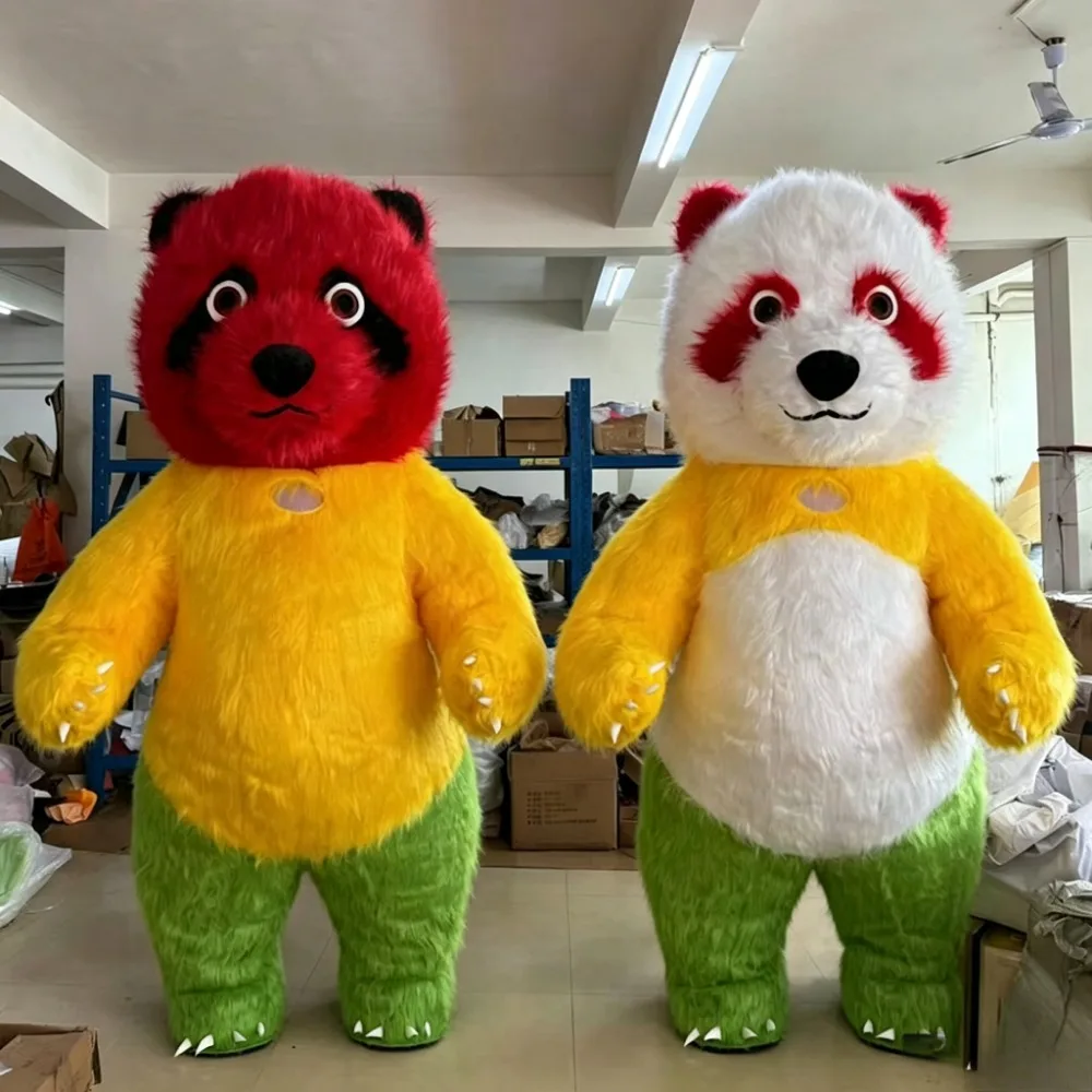 Kleurrijk opblaasbaar reuzenpa - Costumes recensie en prijs