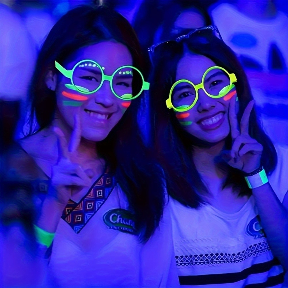 5/12 stuks UV Glow in The Dark - Glow In The Dark Party Glasses recensie en prijs