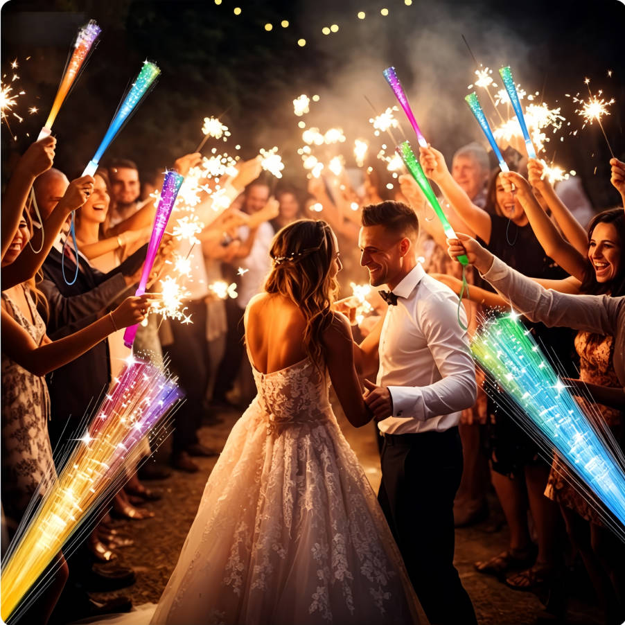 24-200 stuks Glow Fiber Optic  - Glow In The Dark Party Glasses recensie en prijs