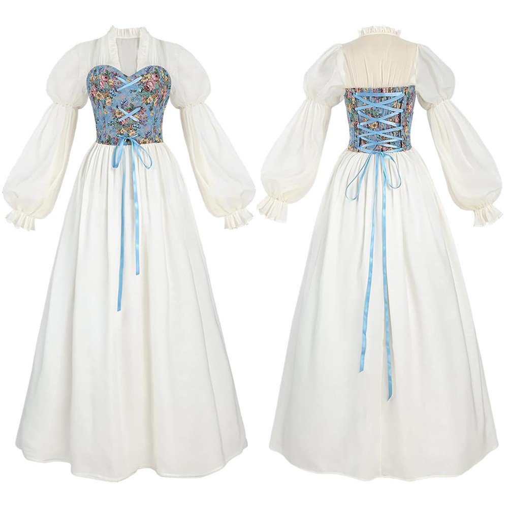 Renaissance-stijl korsetjurk m - Medieval Renaissance Dress Women recensie en prijs
