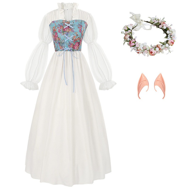 Renaissance-stijl korsetjurk m - Medieval Renaissance Dress Women recensie en prijs
