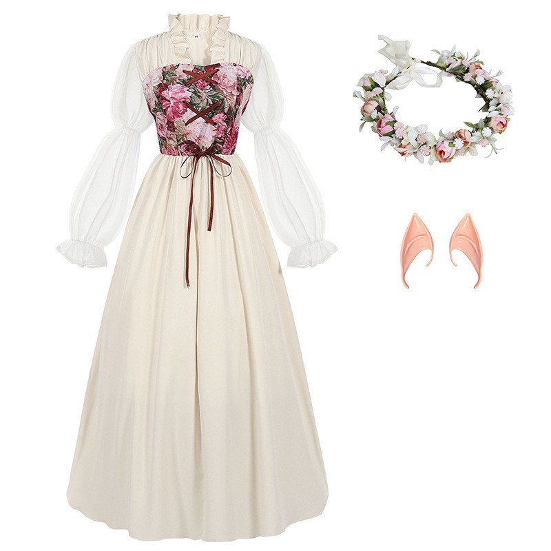 Renaissance-stijl korsetjurk m - Medieval Renaissance Dress Women recensie en prijs