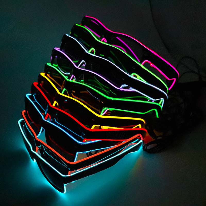 1PC Knipperende EL Draad Led B - Glow In The Dark Party Glasses recensie en prijs