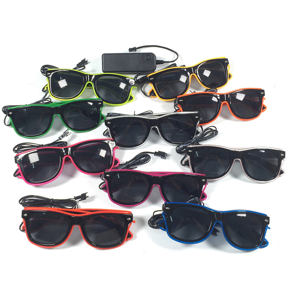 1PC Knipperende EL Draad Led B - Glow In The Dark Party Glasses recensie en prijs