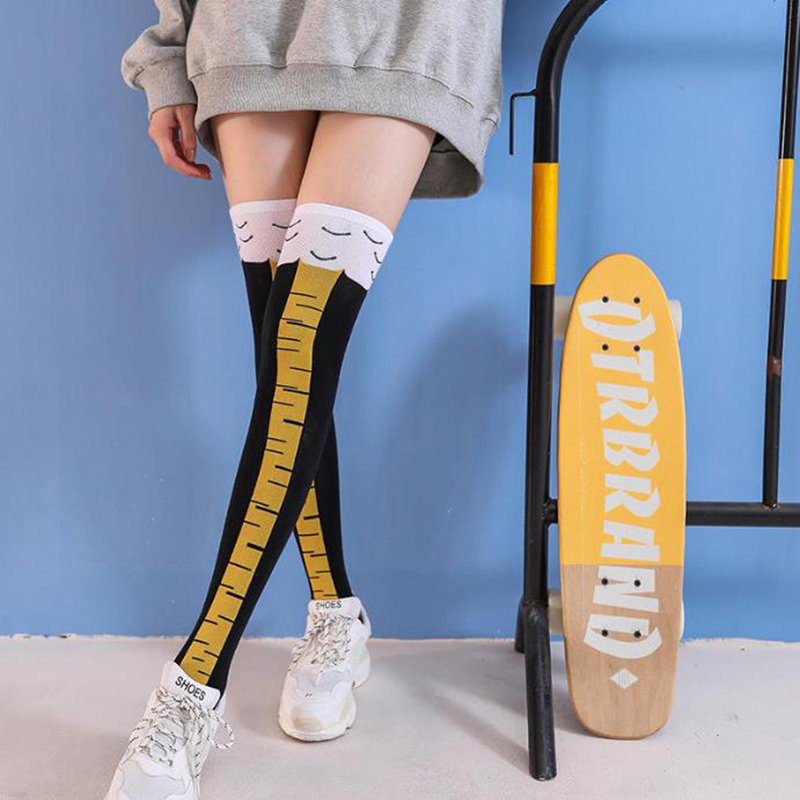 1-4 paar dames kniekousen tren - Funny Chicken Leg Socks recensie en prijs